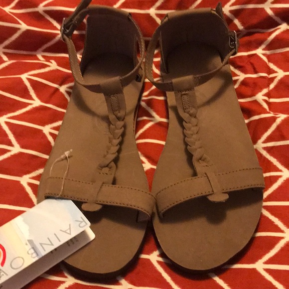 rainbow calafia sandals